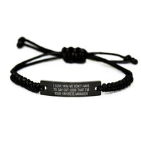 Load image into Gallery viewer, Funny Manager Rope Bracelet Gifts for Men from Boss, Unique Christmas Unique Gifts Idea - Image 1
