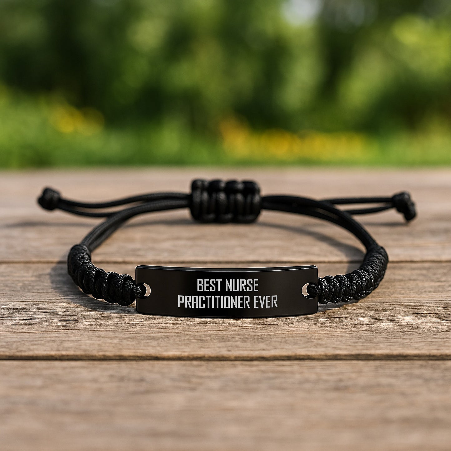 Nurse Practitioner Keepsake Rope Bracelet for Him Birthday Gift - Image 2