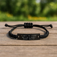Load image into Gallery viewer, Funny Analyst Gifts Rope Bracelet Rope for Men Women Friends Coworkers Family Christmas Unique Accessories - Image 2

