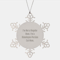 Load image into Gallery viewer, Funny Himalayan-Persian Cat Mom Christmas Unique Gifts from Mom to Family Snowflake Ornament - Image 1
