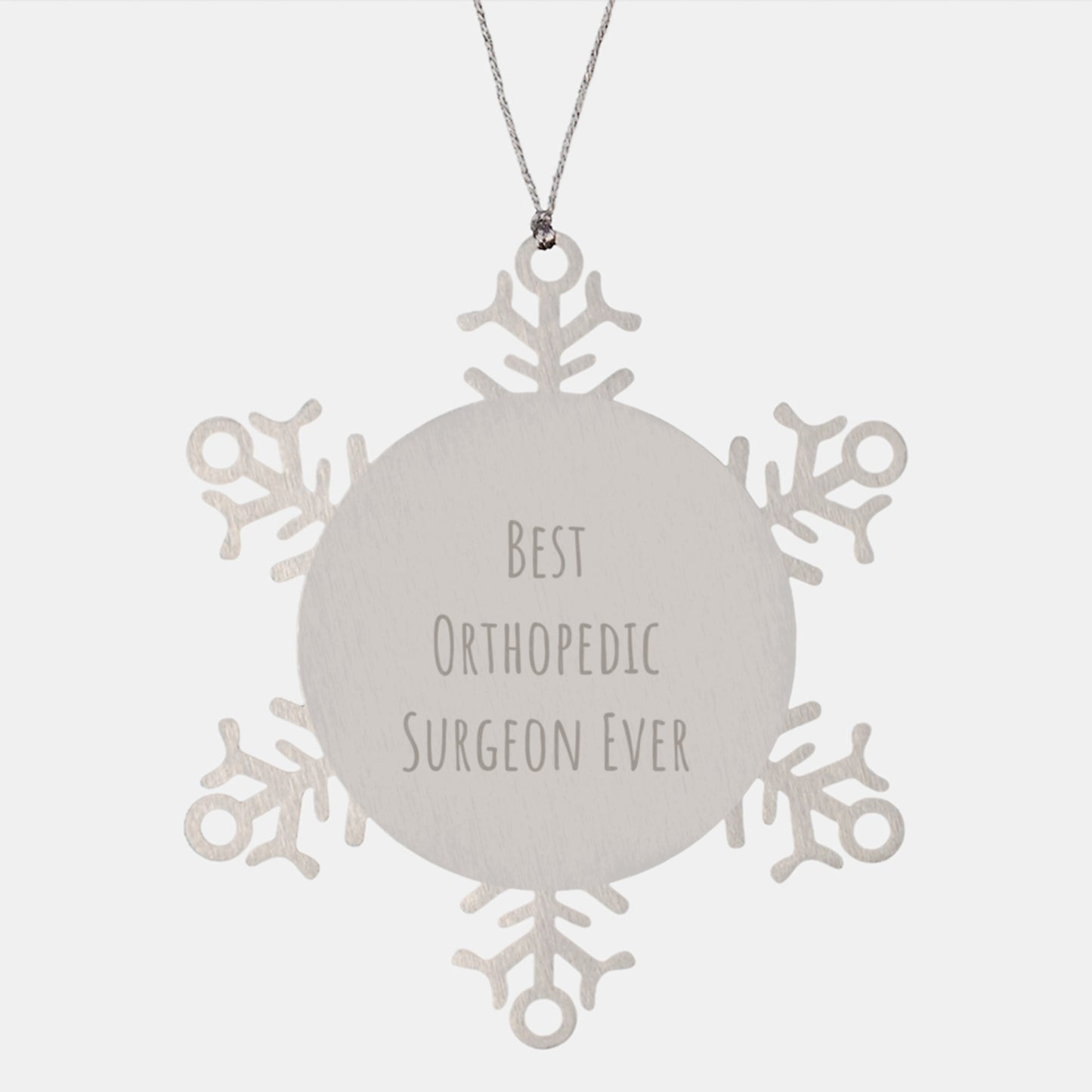 Orthopedic Surgeon Keepsake Snowflake Ornament for Him Christmas Gift - Image 1