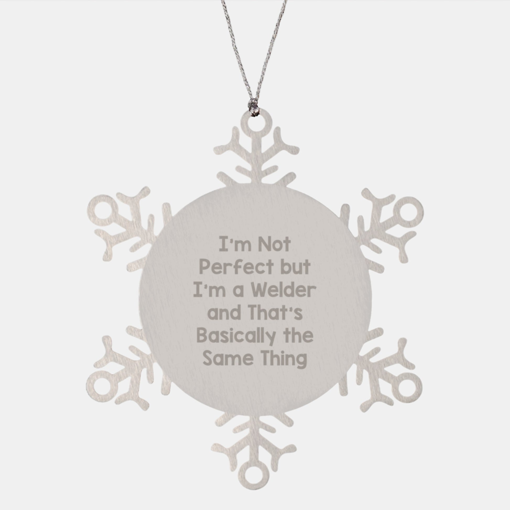 Welder Keepsake Christmas Ornament for Him Gift - Image 1