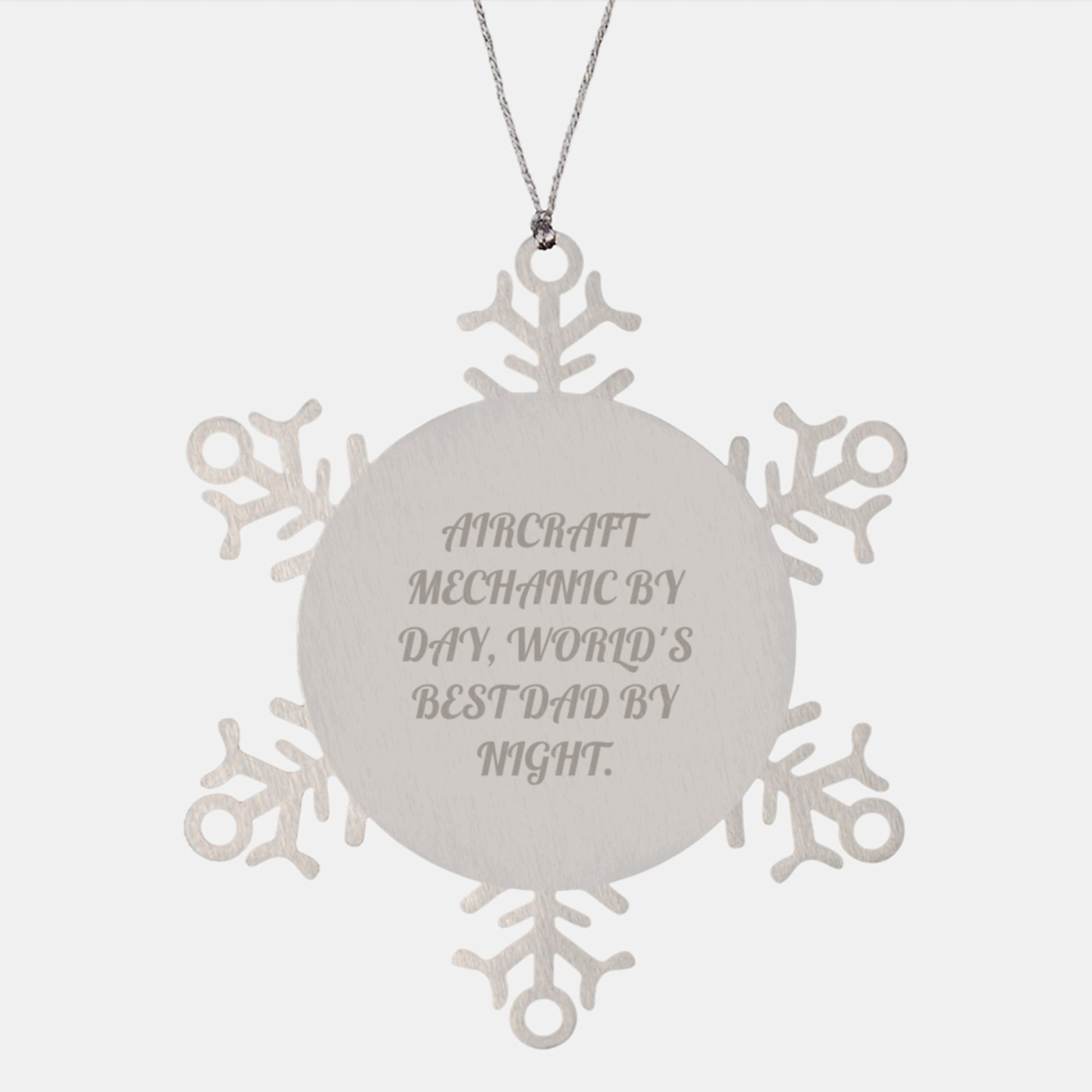 Aircraft Mechanic Favorite Kids Christmas Ornament Gift - Image 1