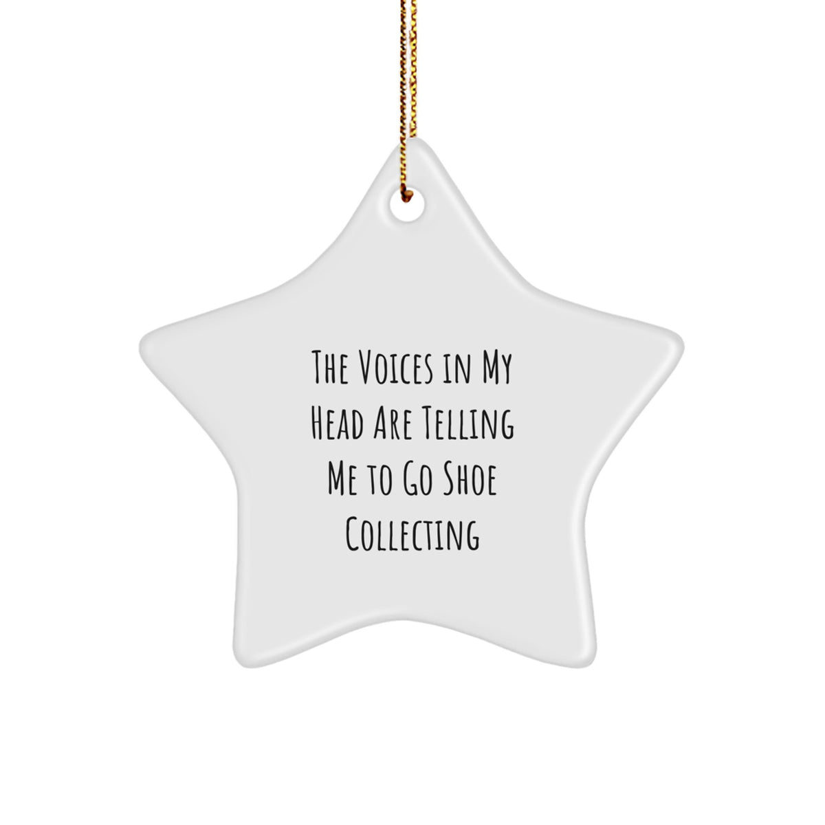 Funny Shoe Collecting Star Ornament Gifts for Shoe Collecting Enthusiasts from Friends, Christmas Unique Star Ornaments for Men, Women, Family - Image 1