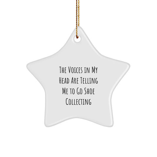 Funny Shoe Collecting Star Ornament Gifts for Shoe Collecting Enthusiasts from Friends, Christmas Unique Star Ornaments for Men, Women, Family - Image 1