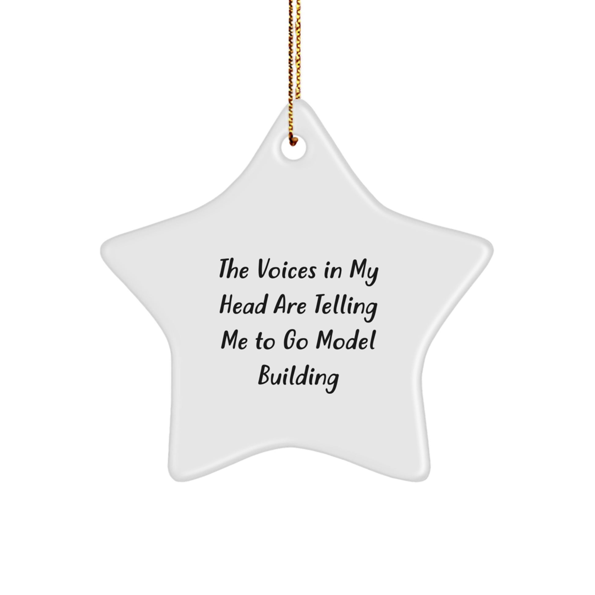 Model Building Christmas Ornament Gift for Friends Novelty Funny - Image 1