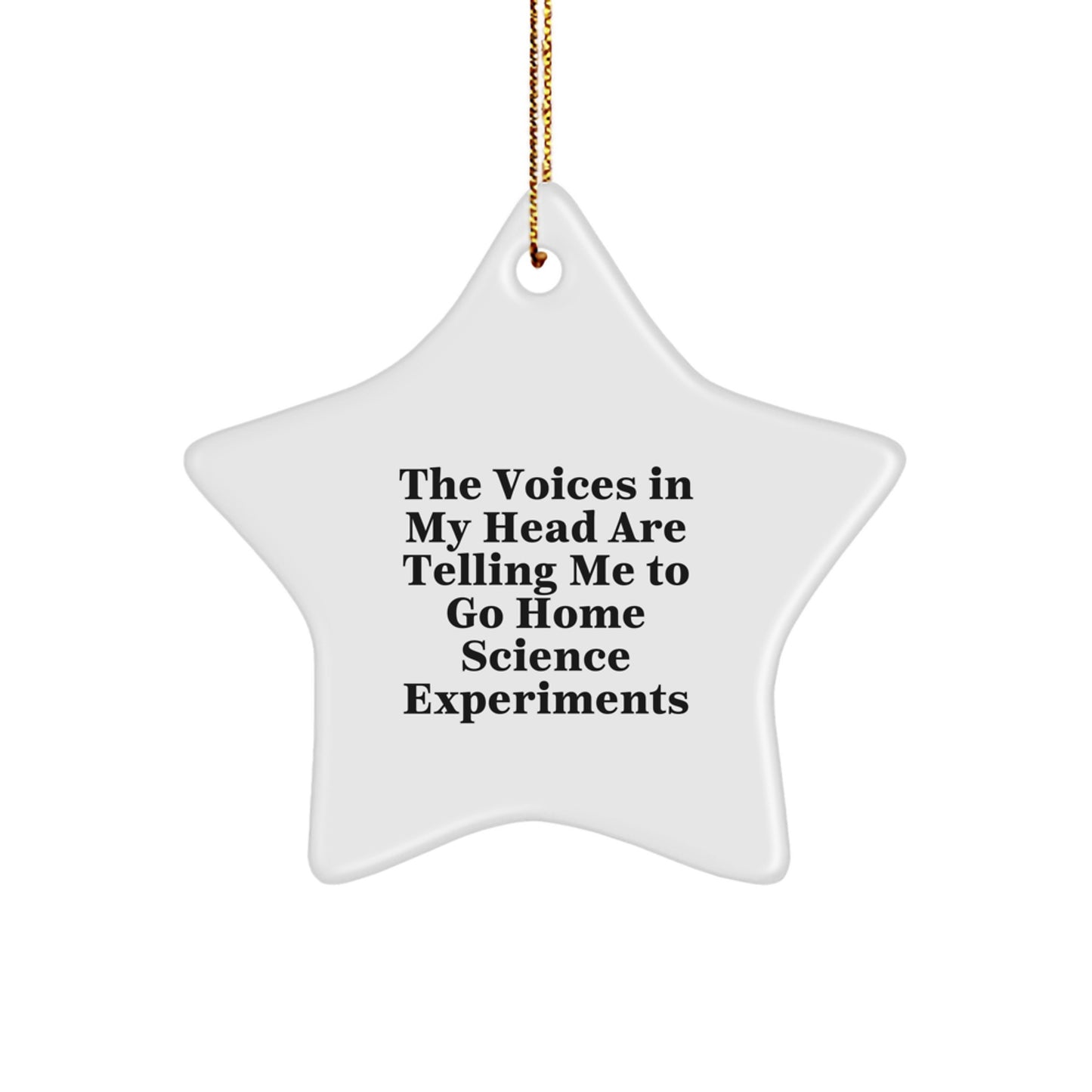 Home Science Experiments Star Ornament Voices Gift for Roommates Memento - Image 1