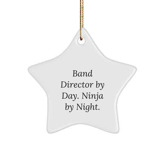 Unique Christmas Star Ornament Gifts from Band Director Friends and Family - Image 1