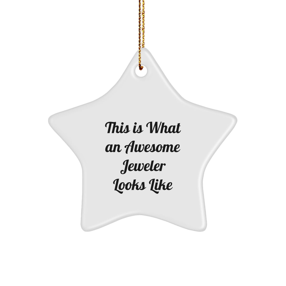 Christmas Ornament Gift for Family This Is What An Awesome Jeweler Looks - Image 1