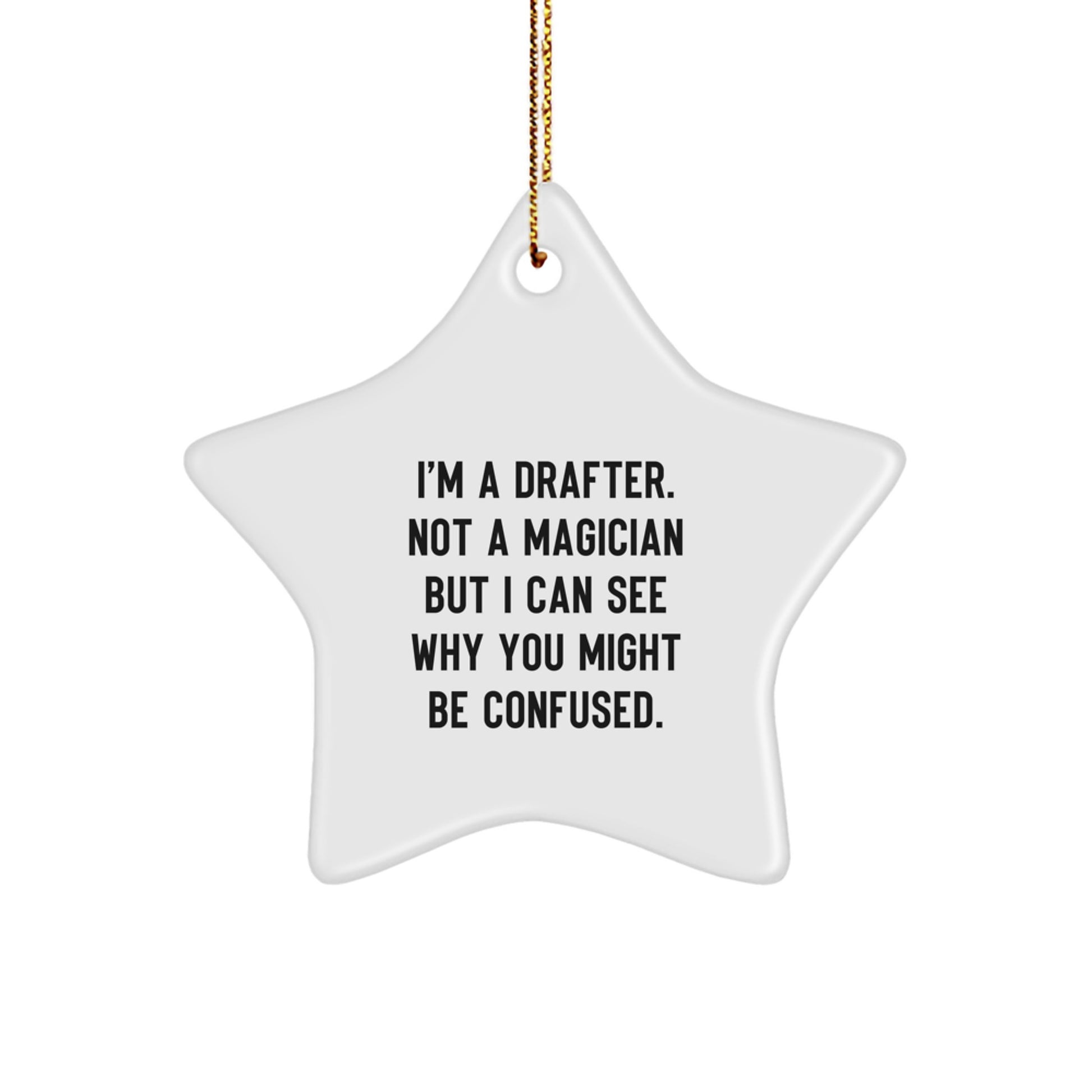 Family Treasure Drafter Star Christmas Ornament Gift – I'm a Drafter - Image 1