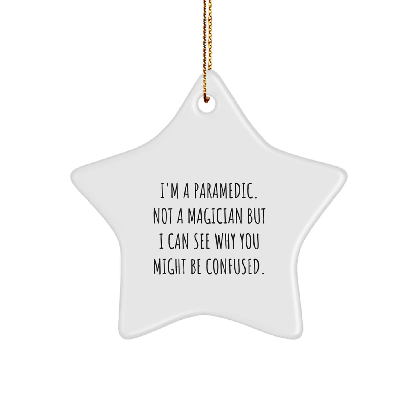 Paramedic Keepsake Christmas Ornament for Him Gift - Image 1