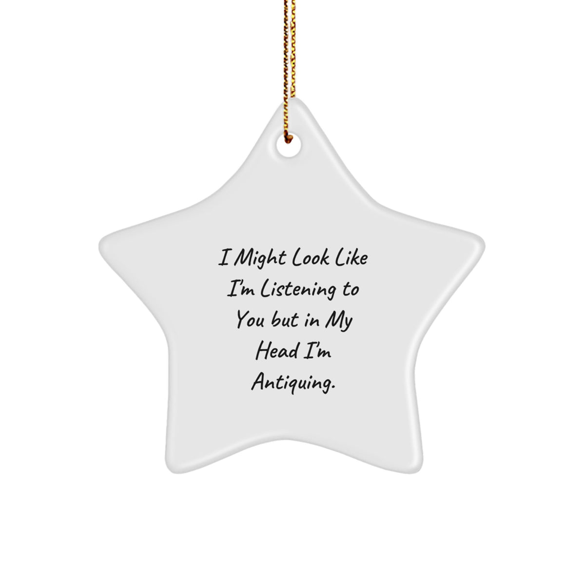 Antiquing Surprise Christmas Ornament for Family Holiday Keepsake Gift - Image 1