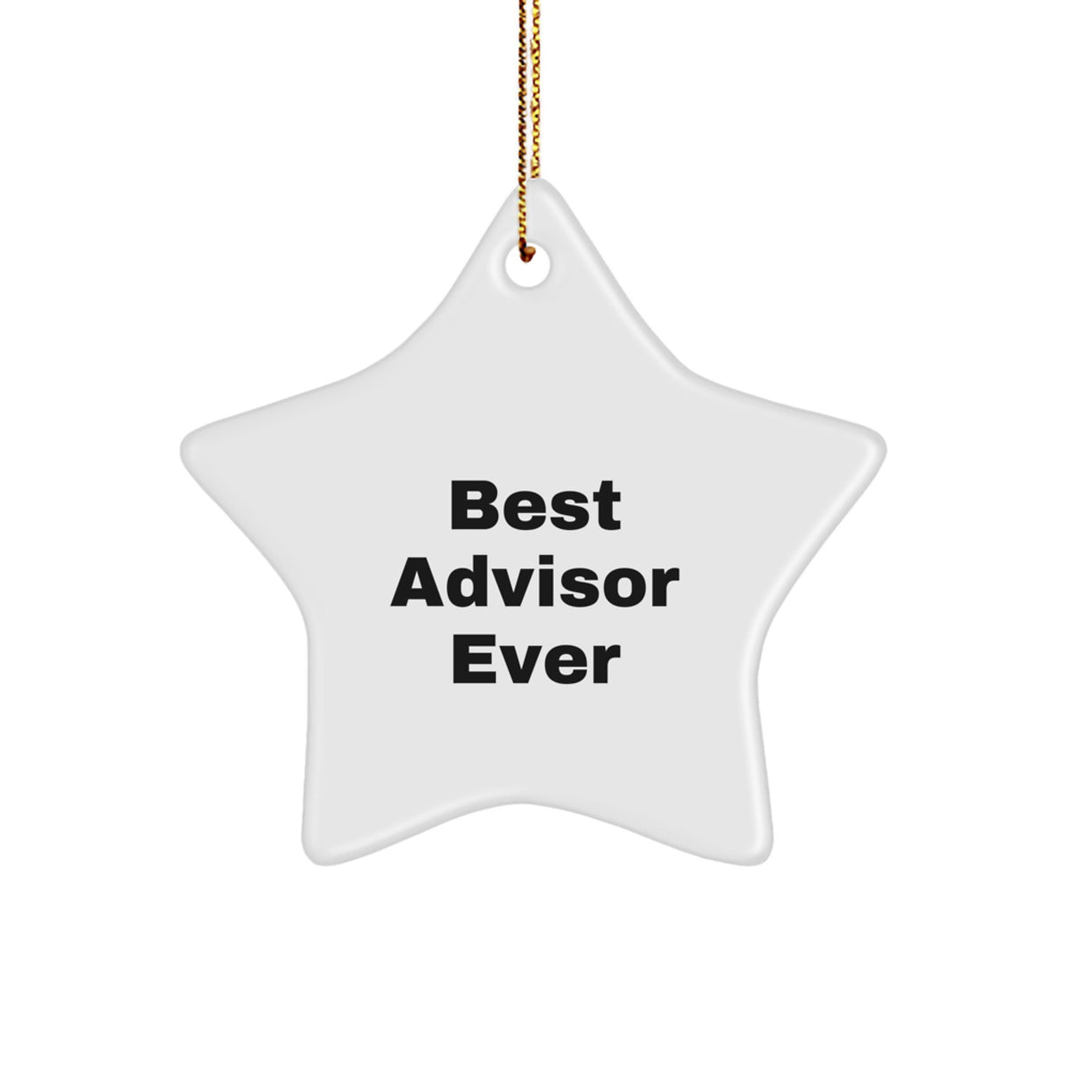 Advisor Star Ornament Christmas Unique Gift for Teens Surprise Best Advisor - Image 1