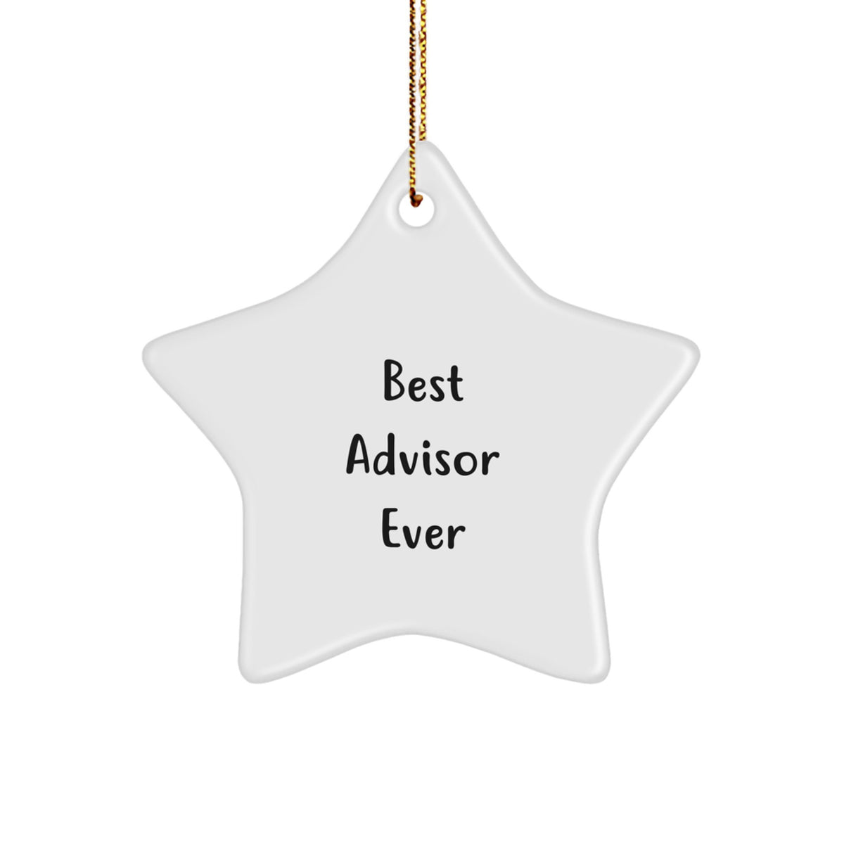 Advisor Christmas Ornament Idea Gift for Coworkers – Best Advisor Ever - Image 1