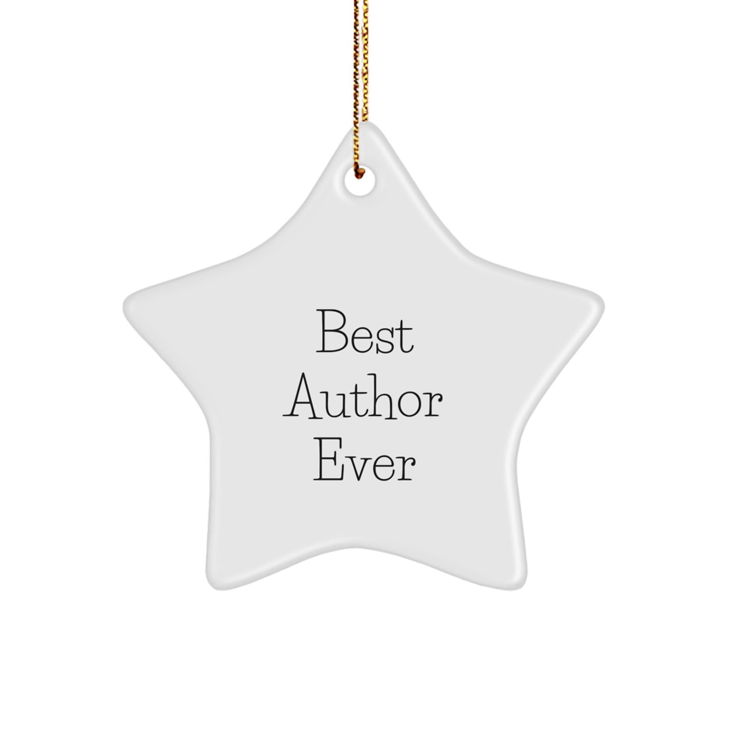 Favorite Author Star Ornament for Kids Surprise Christmas Gift - Image 1