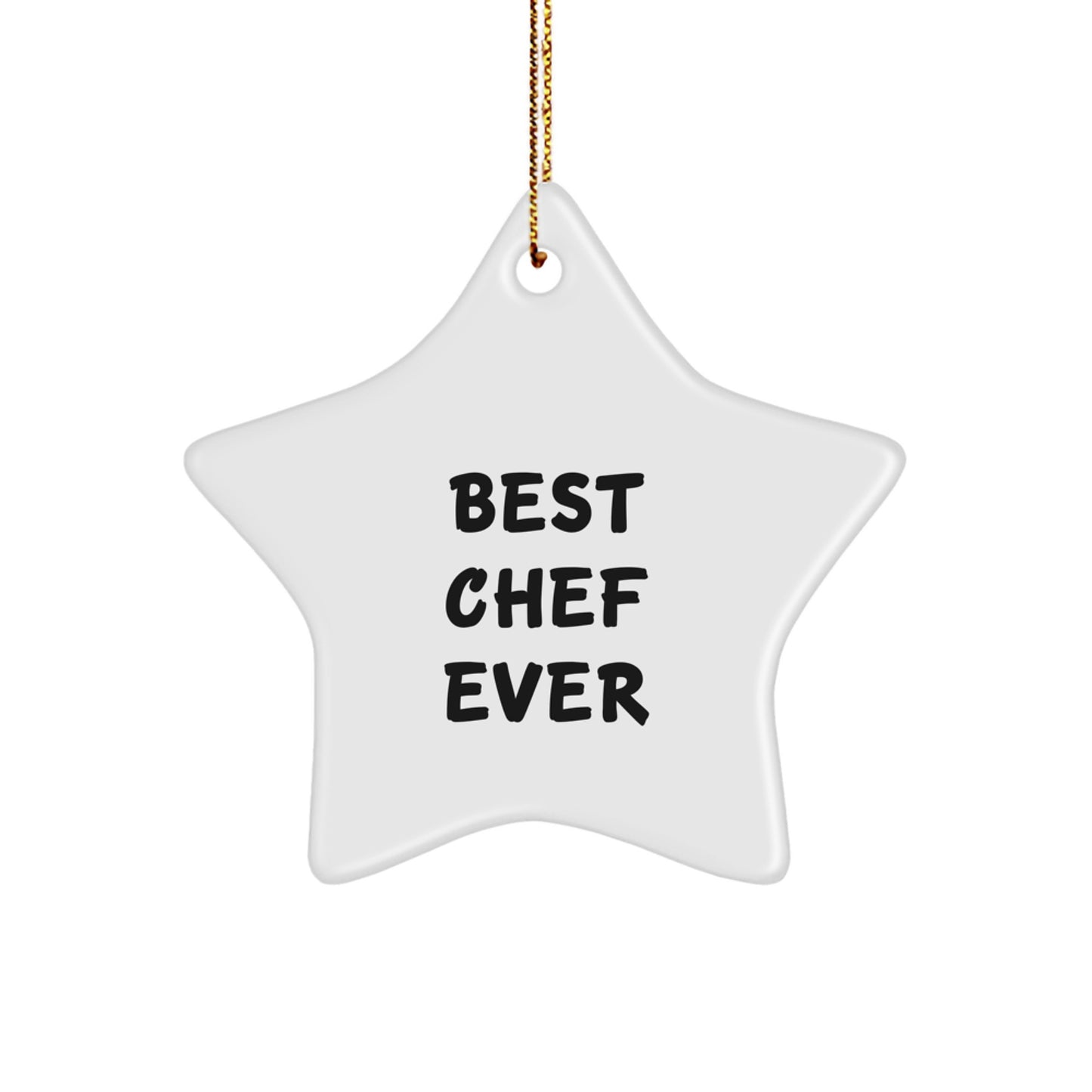 Chef Favorite Star Ornament for Kids Christmas Gift - Image 1