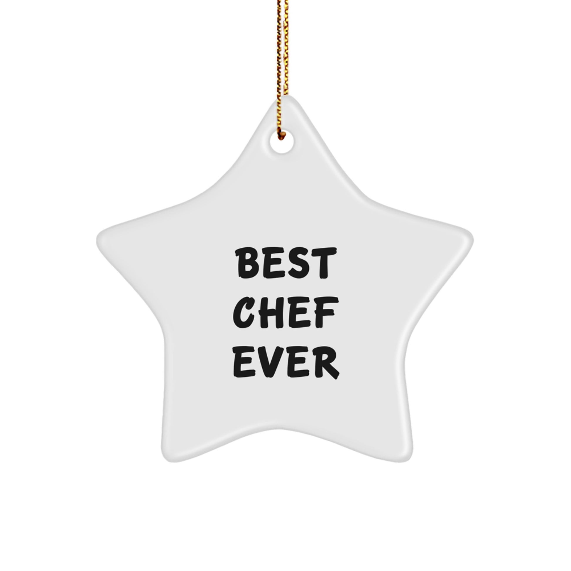 Chef Favorite Star Ornament for Kids Christmas Gift - Image 1