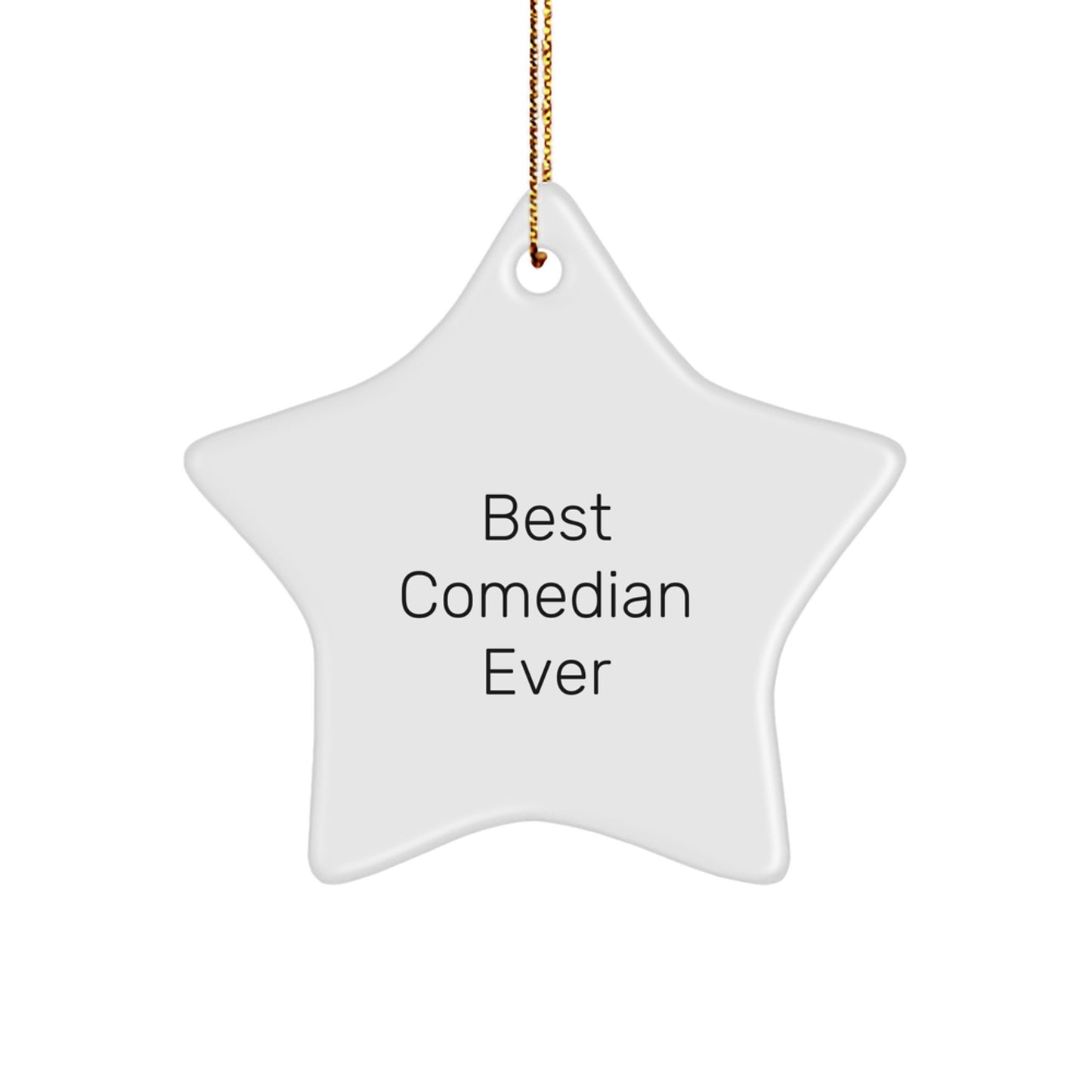 Christmas Gift for Her Comedian Star Ornament Keepsake Present - Image 1