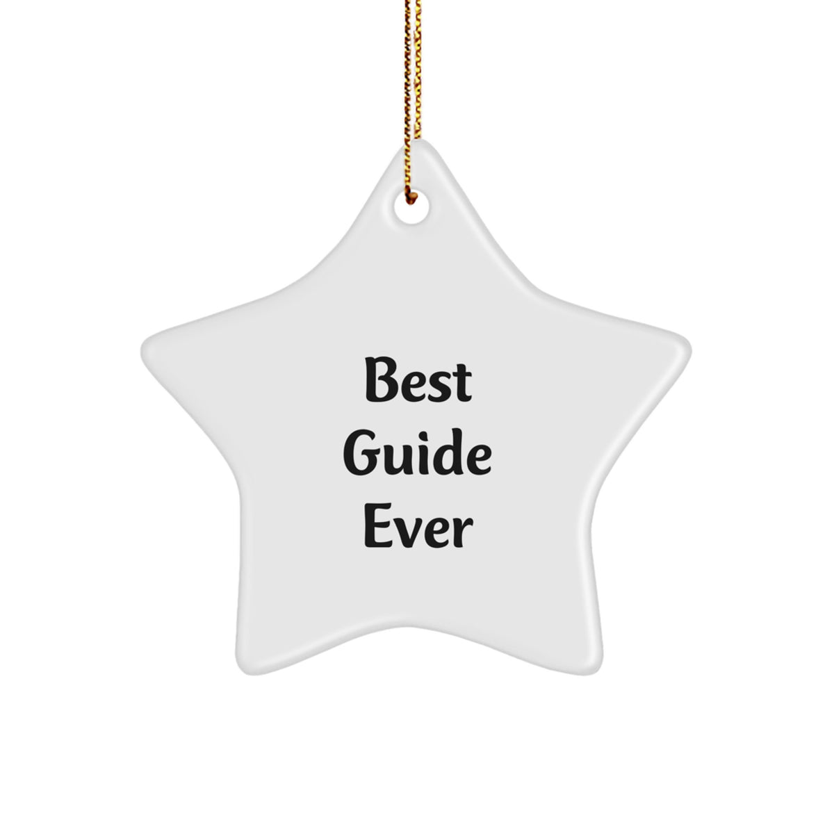 Christmas Unique Gift Guide Star Ornament Best Guide Ever Present for Her - Image 1
