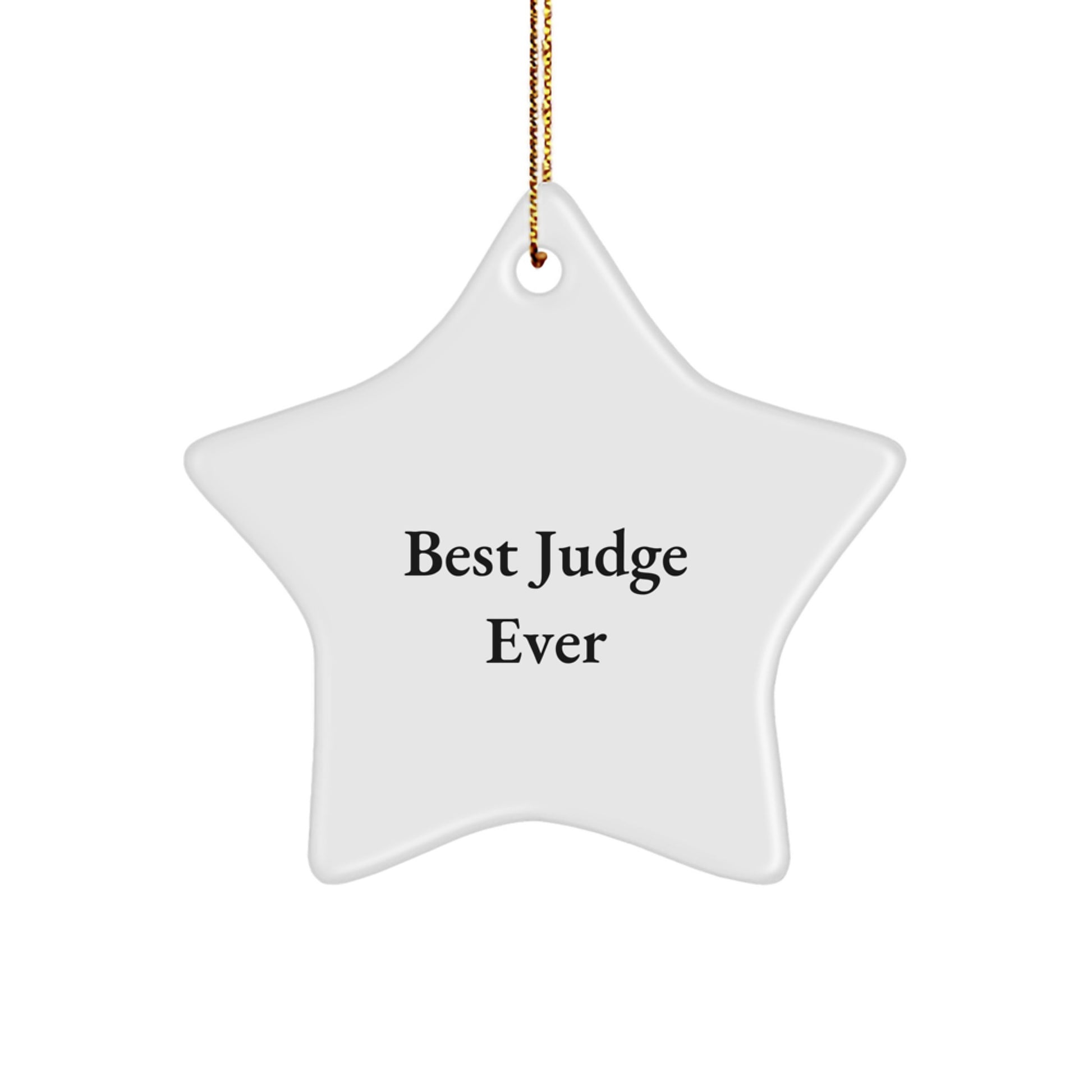 Judge Essential Christmas Ornament Keepsake for a Best Friend Gift - Image 1
