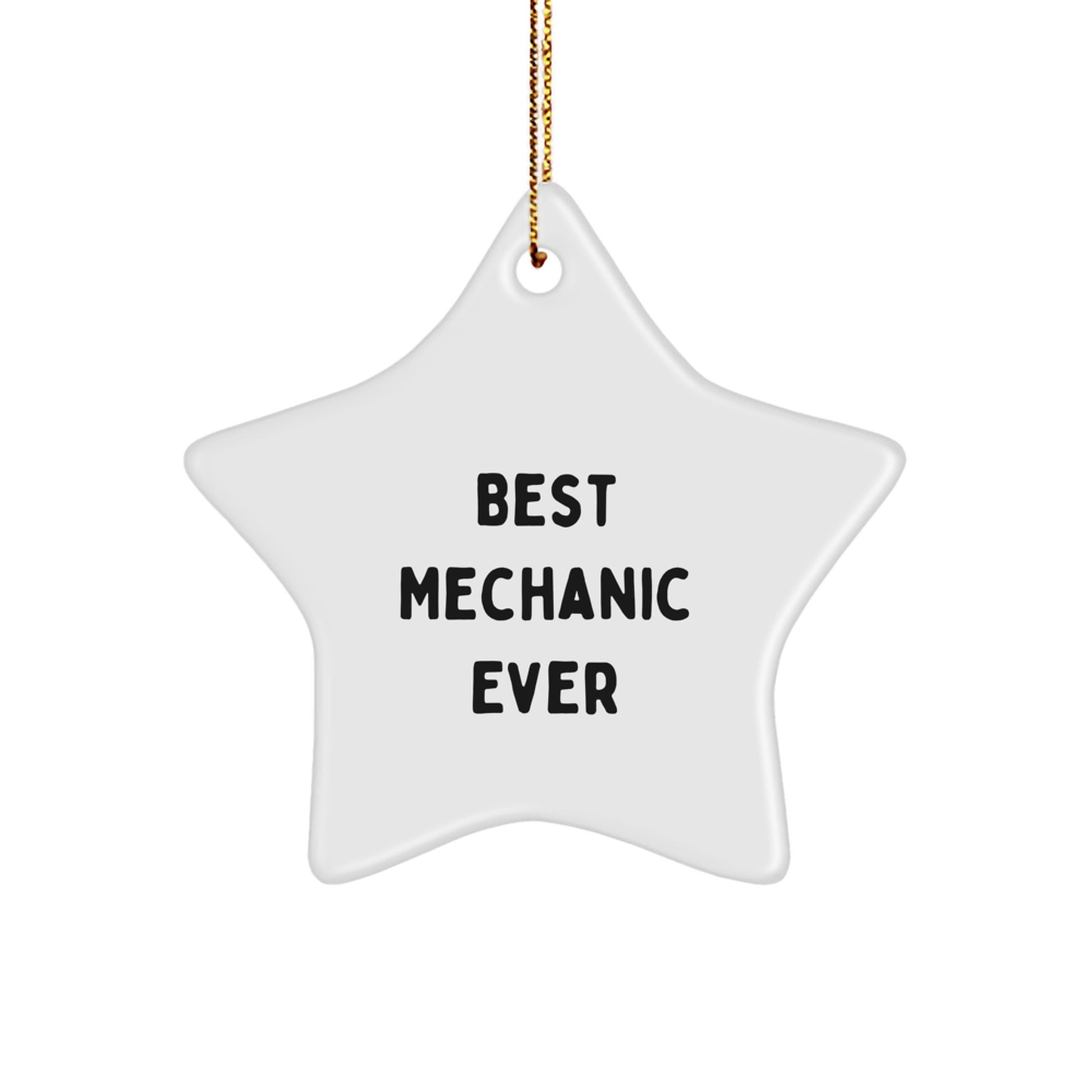Best Mechanic Ever Keepsake Christmas Ornament for Him Gift - Image 1