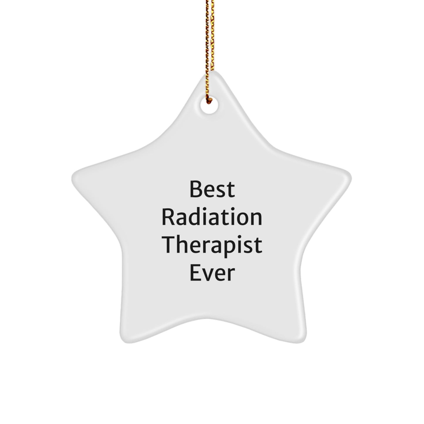 Radiation Therapist Bright Star Keepsake Christmas Ornament for Him Gift - Image 1