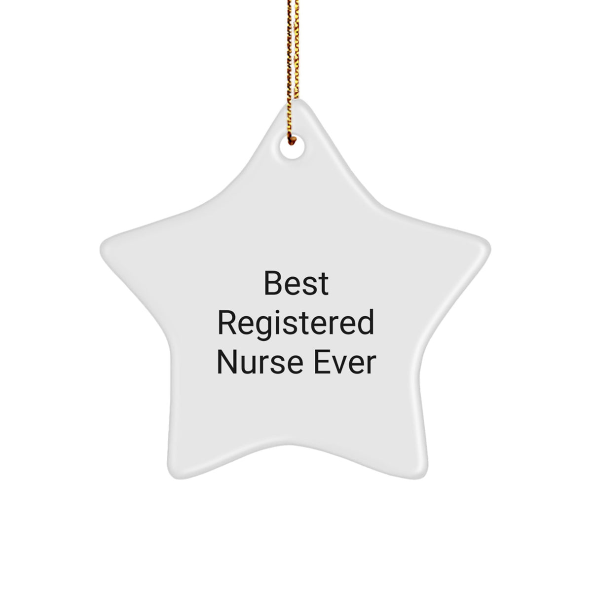 Registered Nurse Best Keepsake Christmas Ornament for Him Gift - Image 1