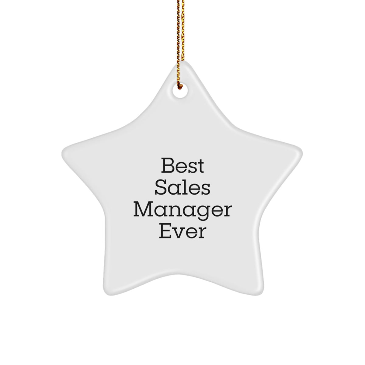 Favorite Sales Manager Star Ornament for Kids Christmas Gift Bright - Image 1
