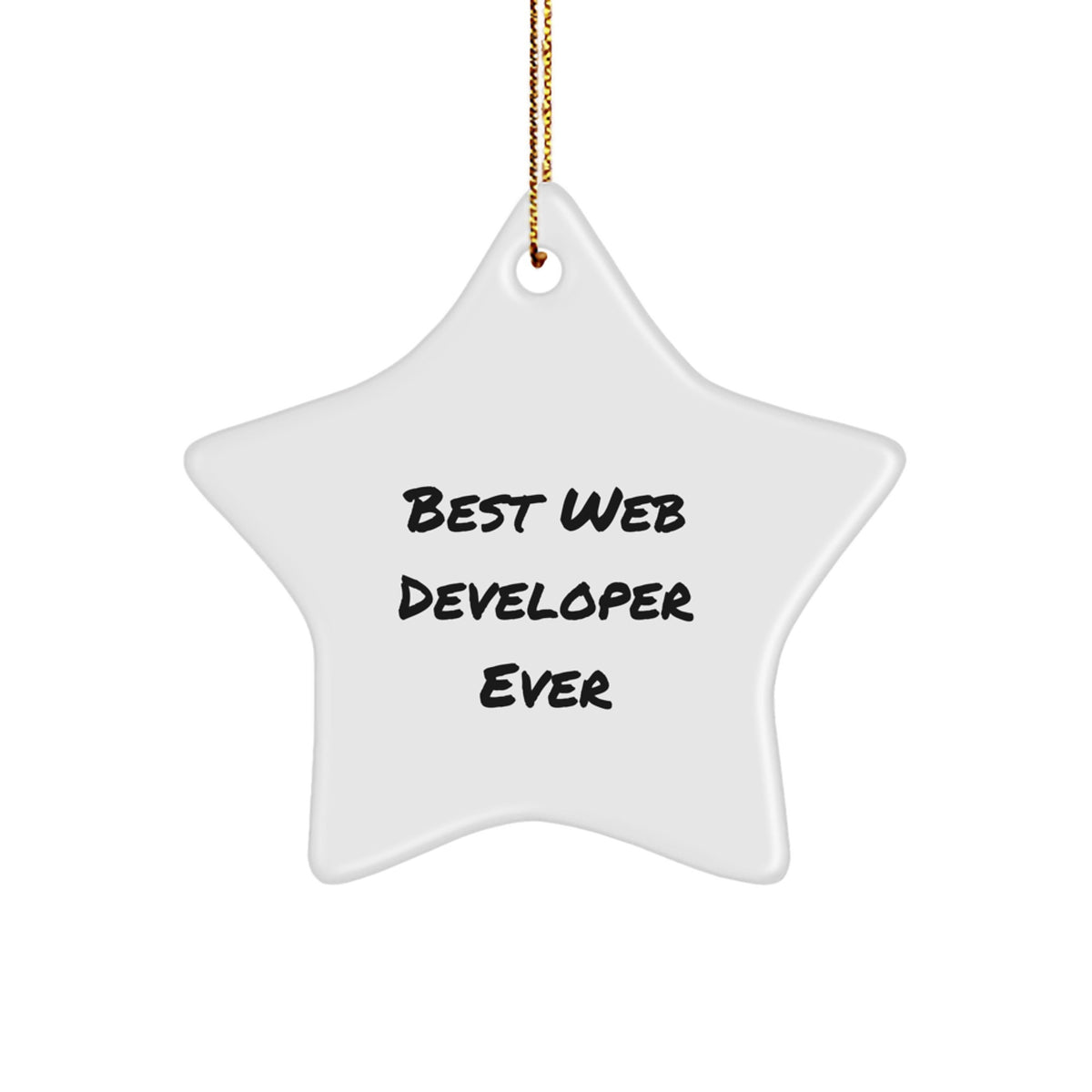 Web Developer Keepsake Christmas Ornament for Him Gift – Best Web - Image 1