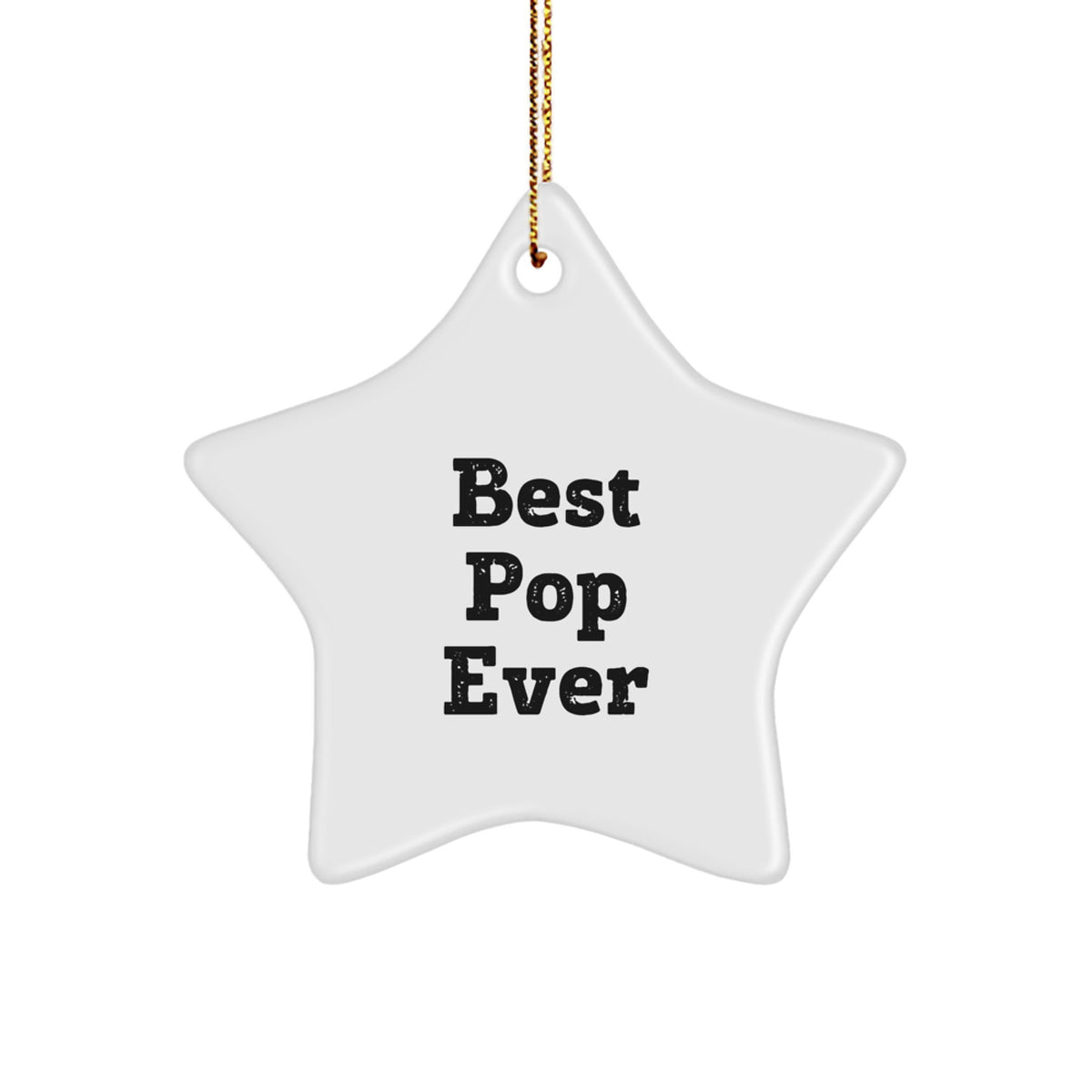 Favorite Pop Christmas Ornament for a Sibling Best Pop Ever Holiday Gift - Image 1