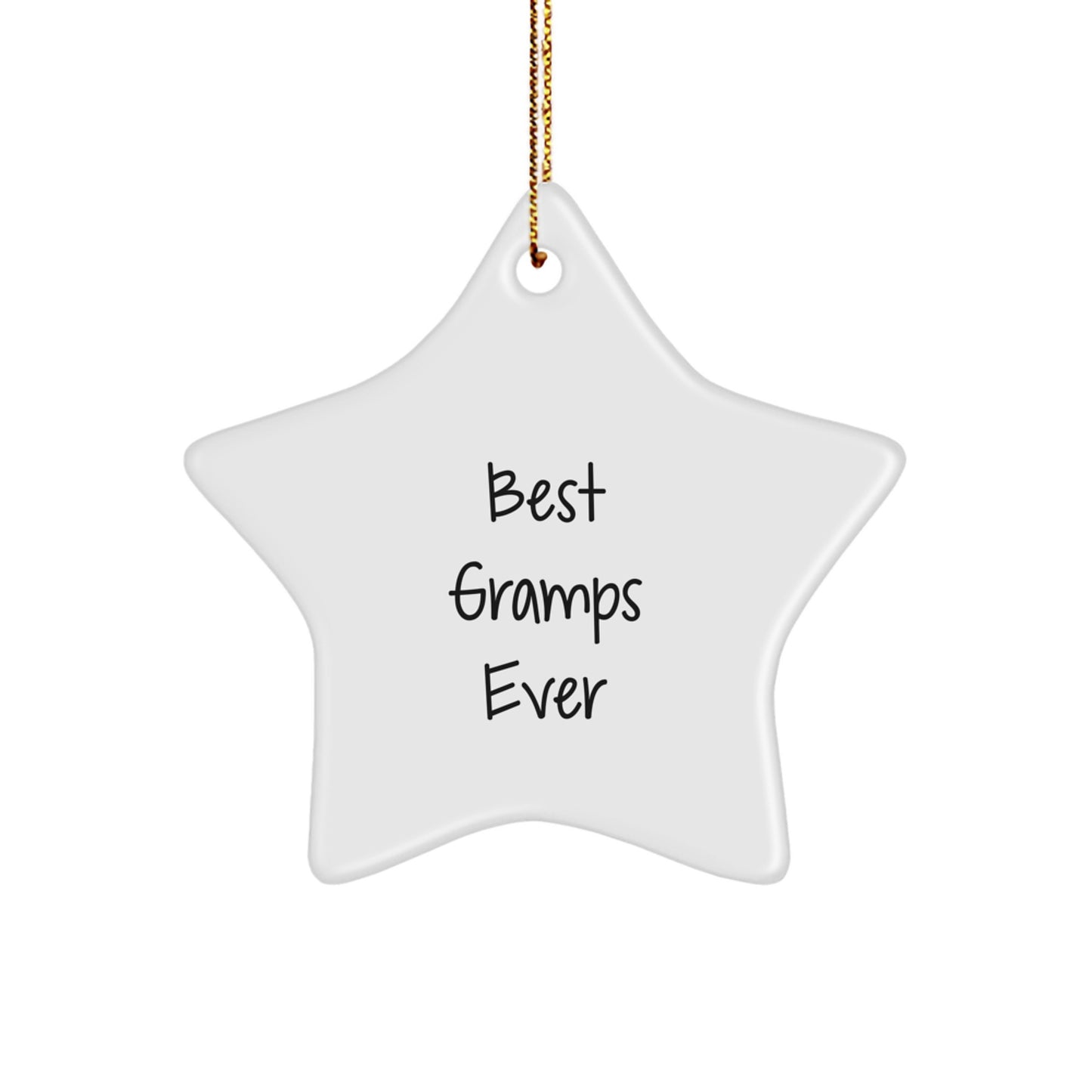Christmas Gift for Her Gramps Star Ornament Present - Image 1