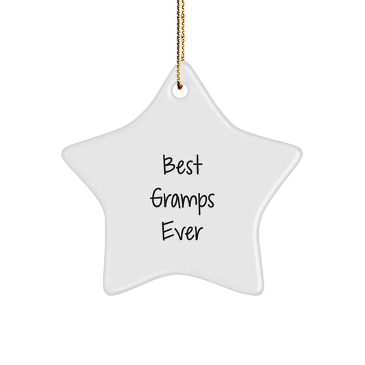 Christmas Gift for Her Gramps Star Ornament Present - Image 1