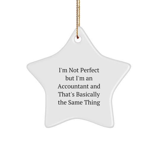 Accountant Keepsake Christmas Ornament for Him Gift - Image 1
