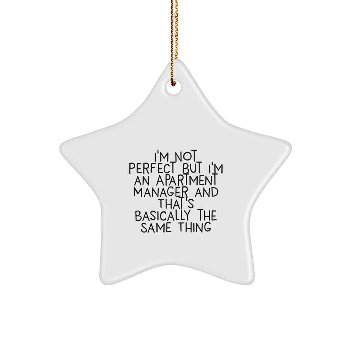 Apartment Manager Favorite Star Ornament for Kids Christmas Gift - Image 1