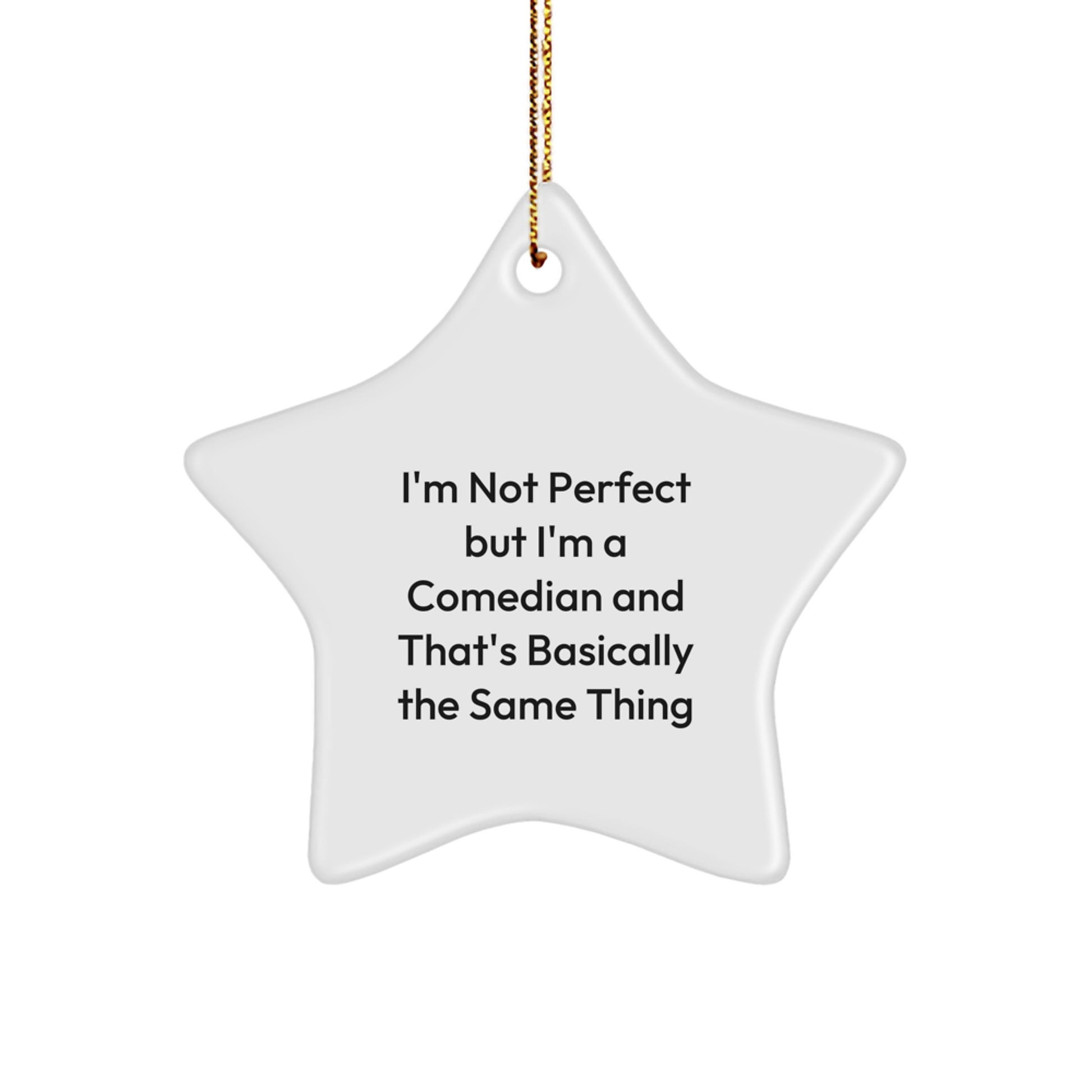 Essential Comedian Star Christmas Ornament for a Best Friend Gift - Image 1