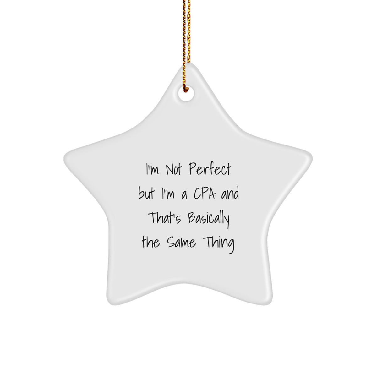 Cpa Keepsake Christmas Ornament for Him Gift – Holiday Tree Keepsake - Image 1