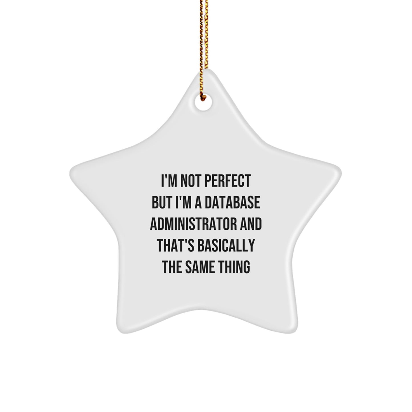 Christmas Gift Database Administrator Ornament for Her Present - Image 1