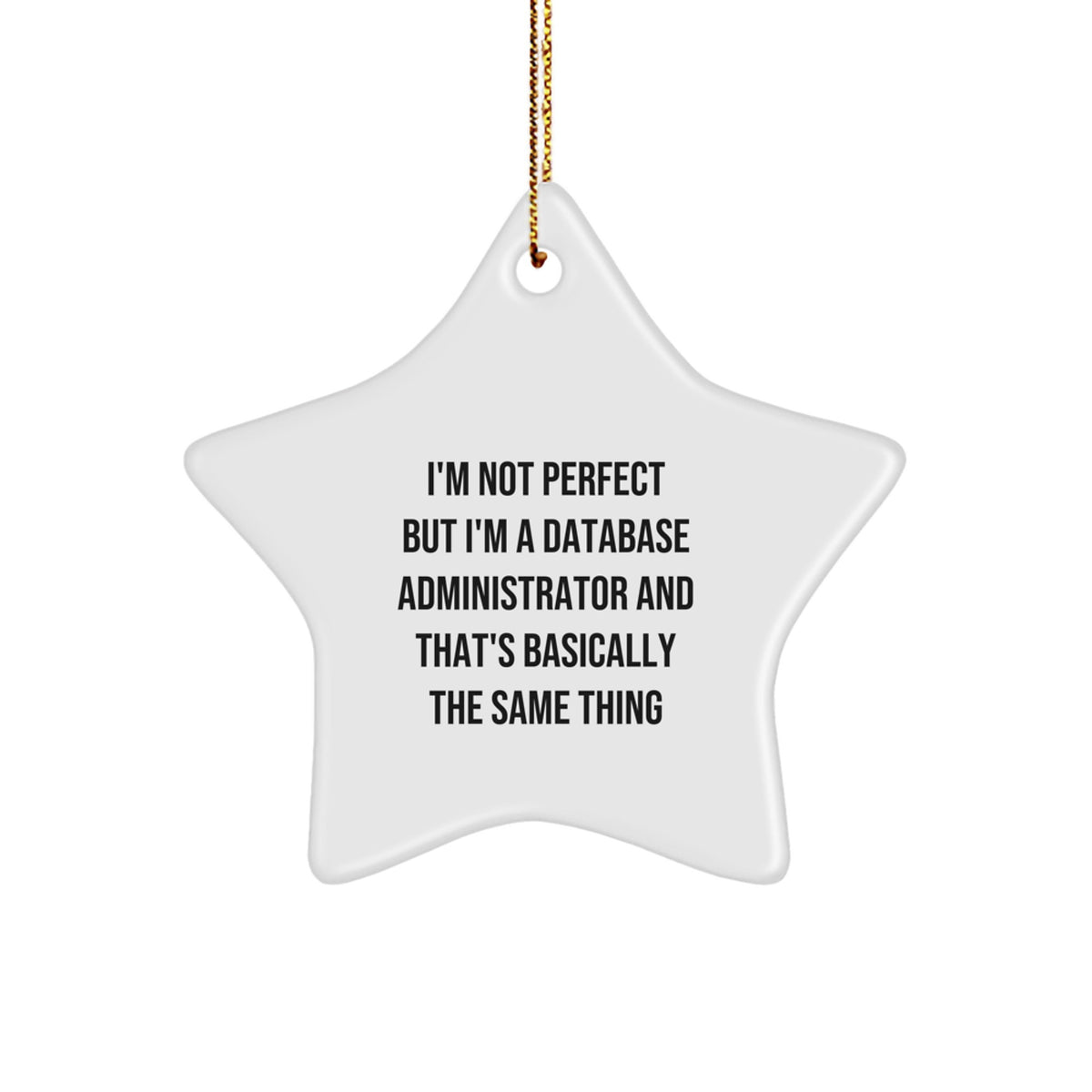 Christmas Gift Database Administrator Ornament for Her Present - Image 1