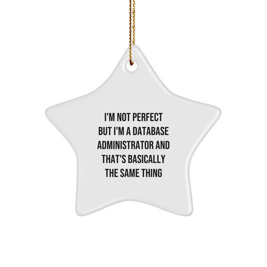 Christmas Gift Database Administrator Ornament for Her Present - Image 1