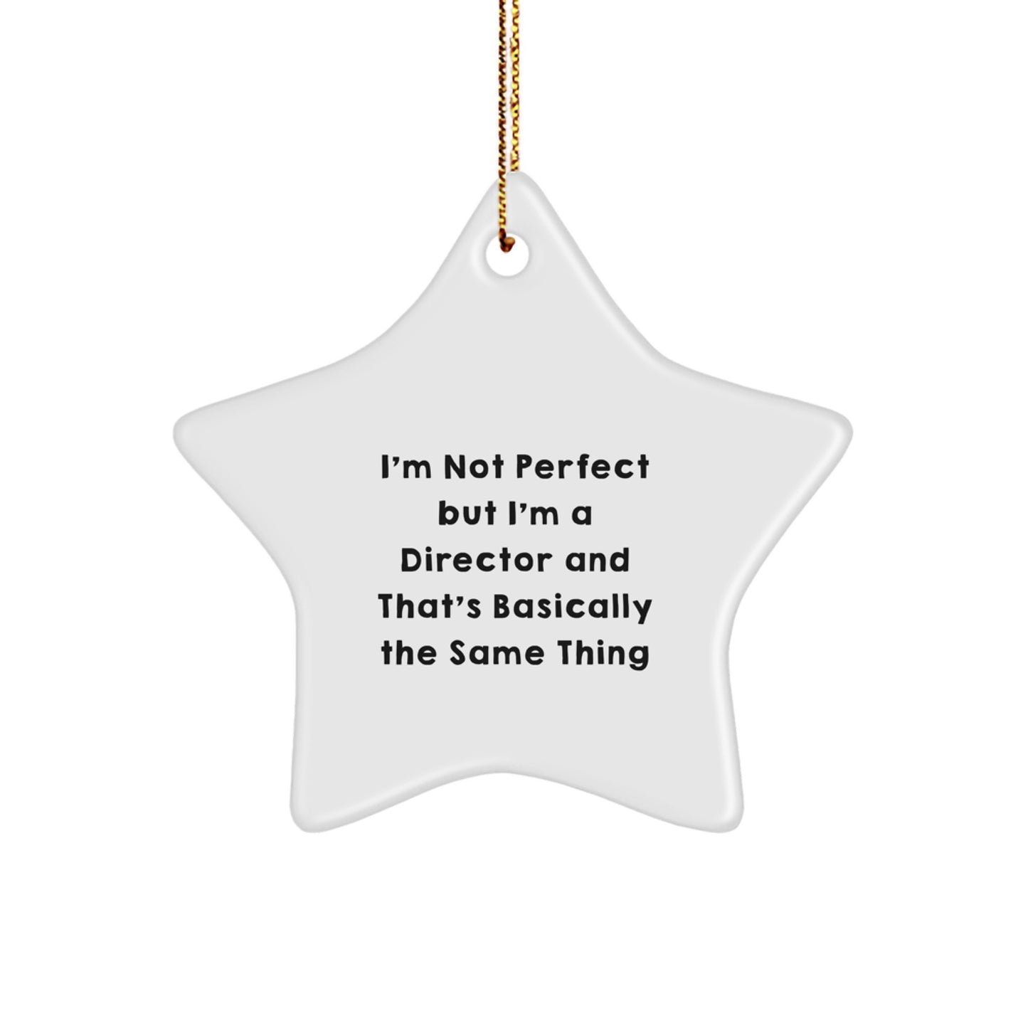Christmas Gift for Her Director Star Ornament Present - Image 1