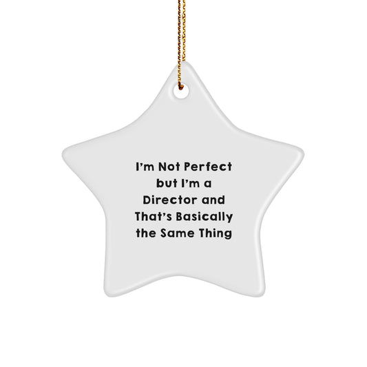Christmas Gift for Her Director Star Ornament Present - Image 1