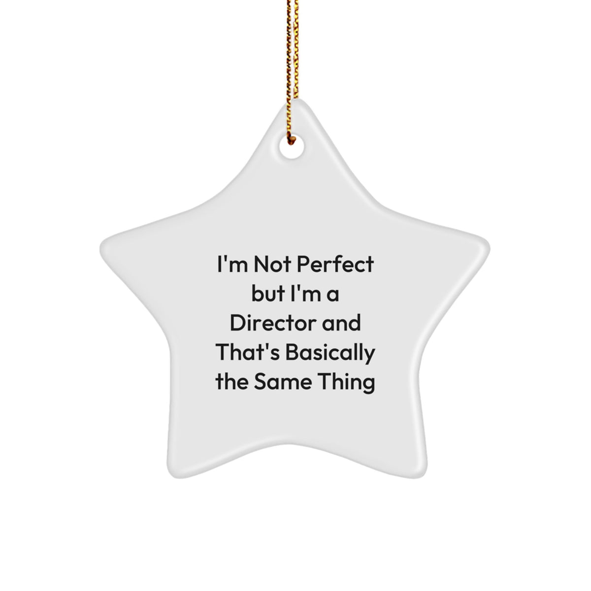 Director Star Ornament Idea for Coworkers Christmas Gift - Image 1