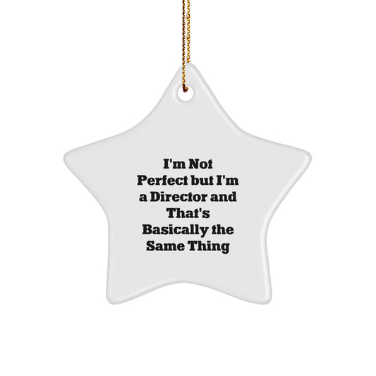 Teen Memento Director Star Ornament Christmas Gift - Image 1