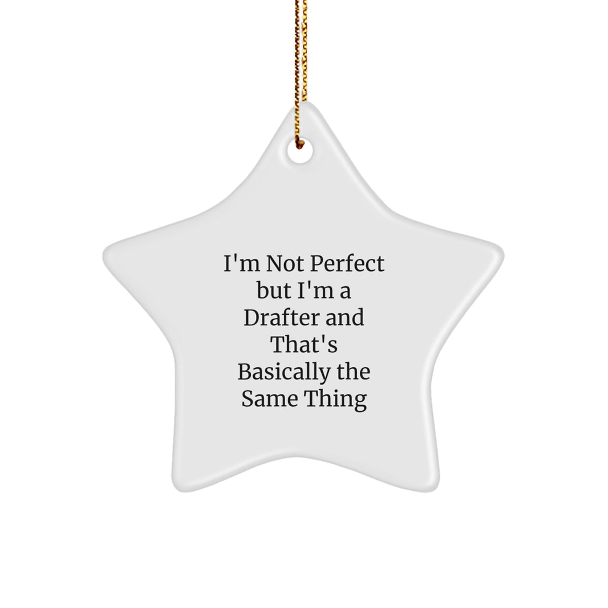 Drafter Star Christmas Ornament Treasure for Family Gift - Image 1