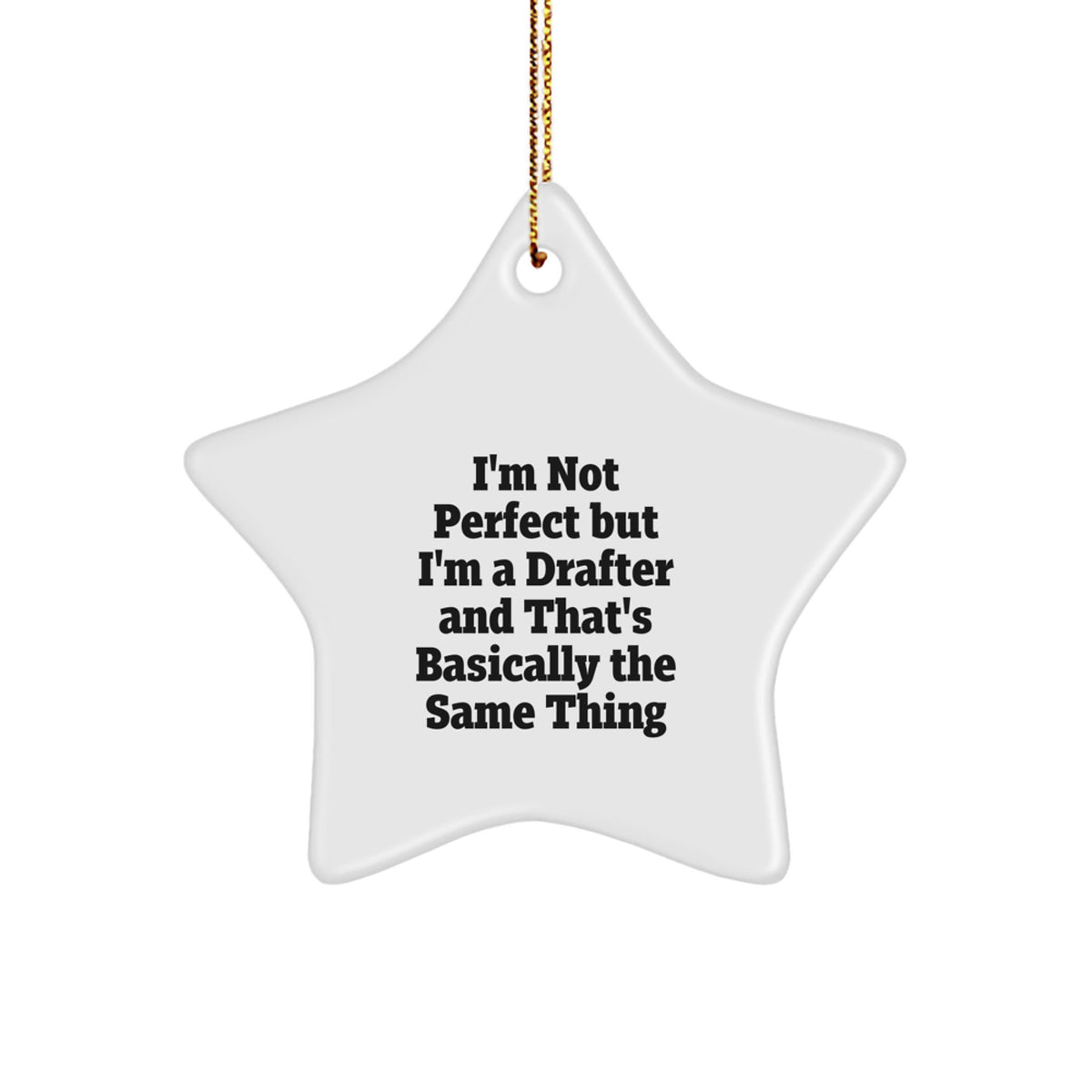 Favorite Drafter Star Christmas Ornament Gift for Kids - Image 1