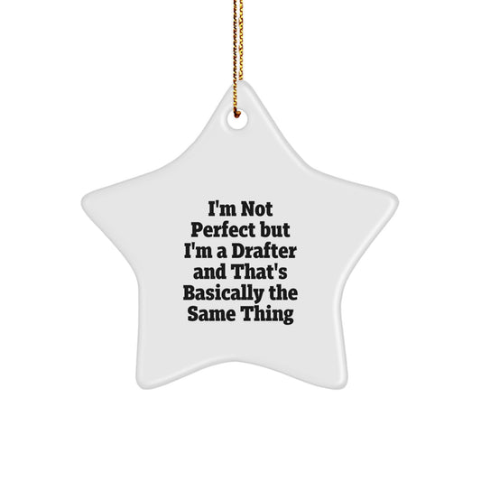 Favorite Drafter Star Christmas Ornament Gift for Kids - Image 1