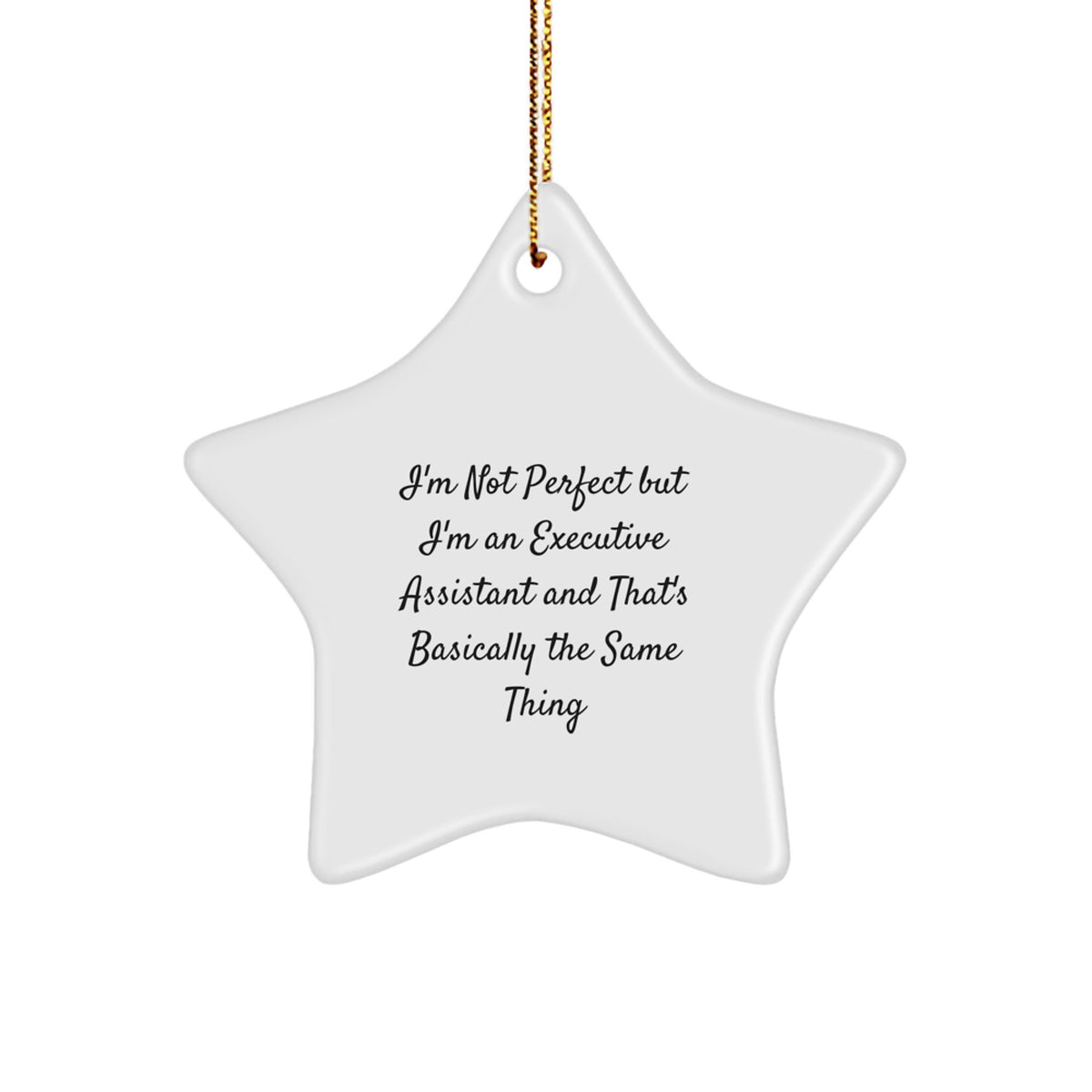 Favorite Executive Assistant Star Ornament for Kids Christmas Gift - Image 1