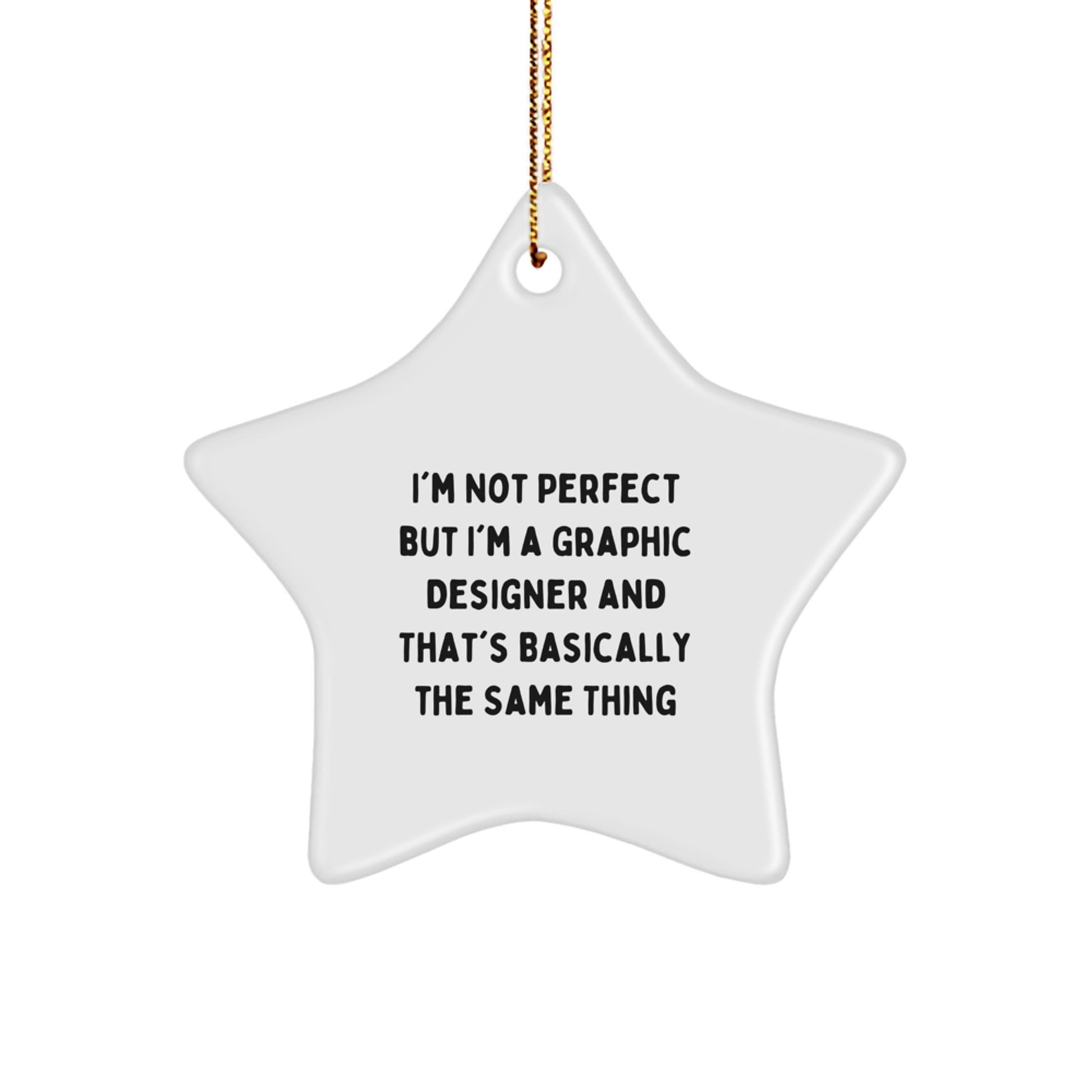 Graphic Designer Keepsake Christmas Ornament for Him Gift - Image 1