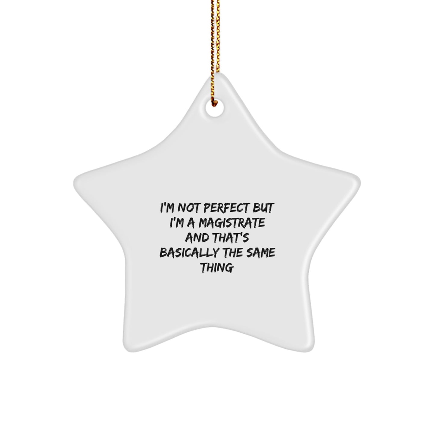 Christmas Gift for Her Magistrate Star Ornament Present Bright - Image 1