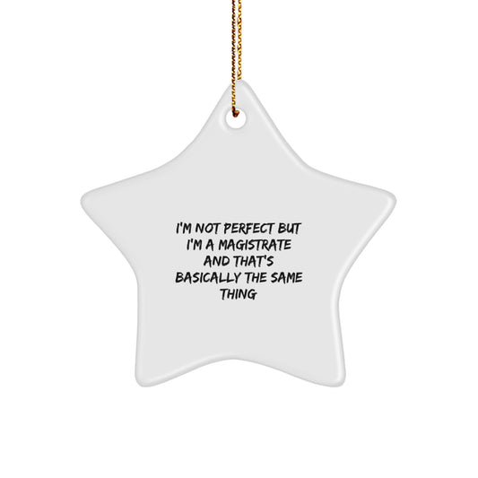 Christmas Gift for Her Magistrate Star Ornament Present Bright - Image 1